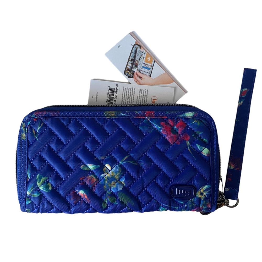 Lug Women’s Handspring Wallet Bouquet Blue NWT